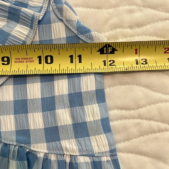 NEW Adorable blue and white checked top ( 3 years ) - Picture 10 of 11
